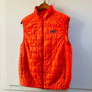 Men’s Patagonia Lightweight Vest Orange Medium